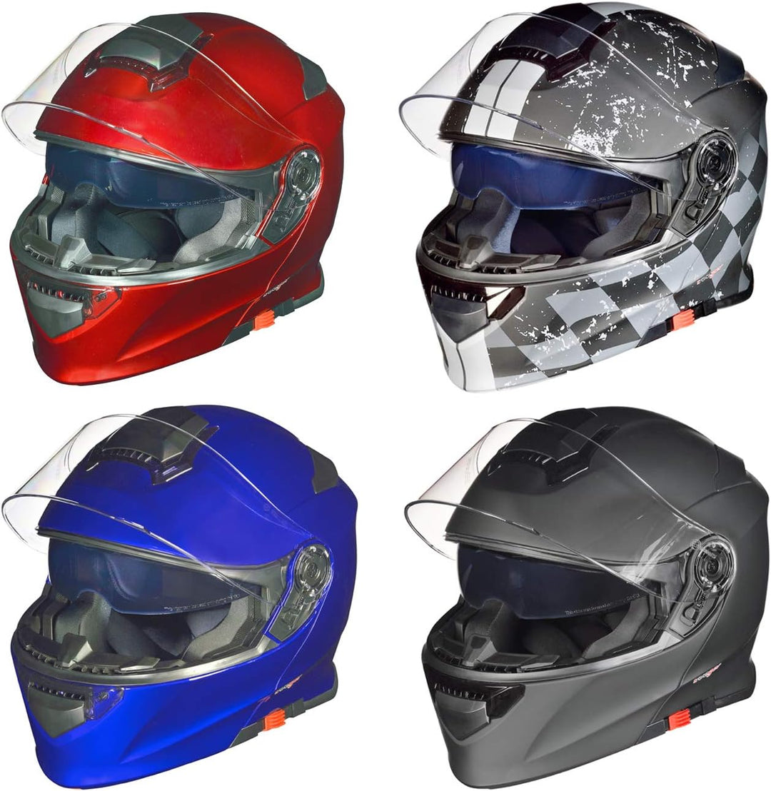 RS-982 Klapphelm Motorradhelm Pinlock Motorrad Modular Roller Conzept Helm