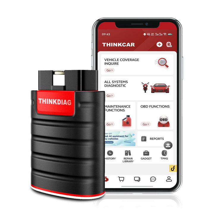 thinkcar ThinkDiag obd2 diagnosegerät obd2 bluetooth adapter Vollsysteme Obd2 Codeleser für bidirekt