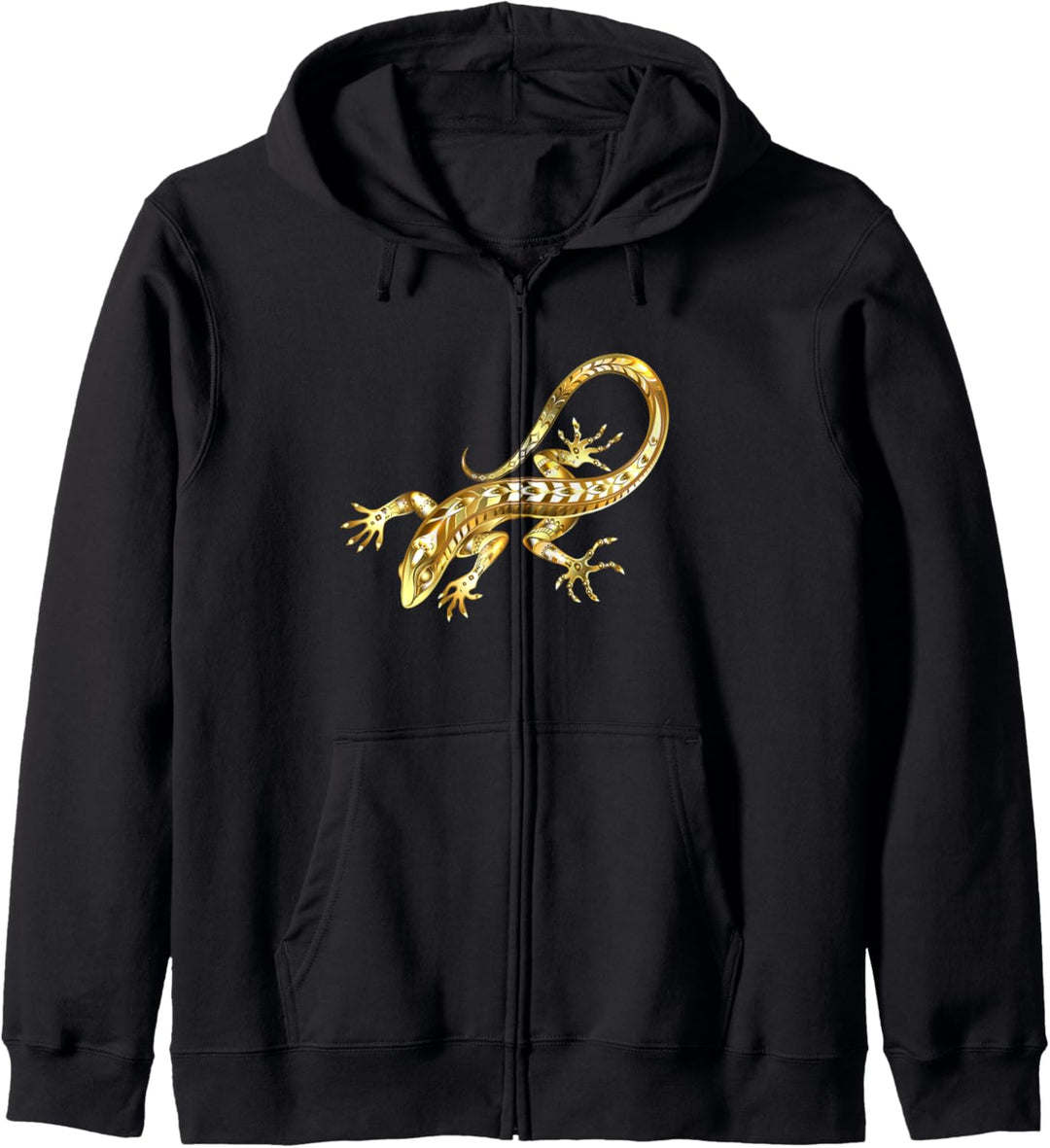 Golden Gecko Art Herptile Herpetology Herpetologist Herping Kapuzenjacke