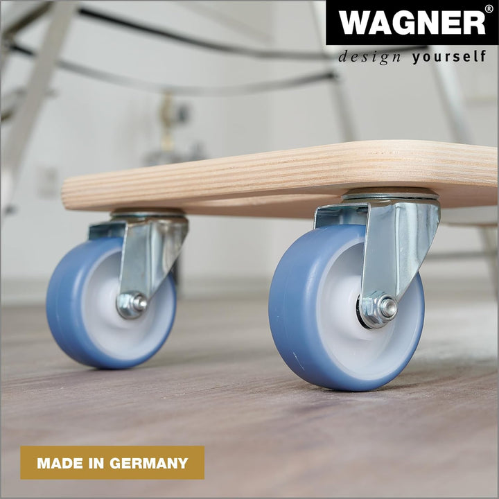 WAGNER Transportroller Transporthilfe 1325 I Schichtholz I 59 x 29 x 11 cm, Tragkraft 300 kg I Möbel