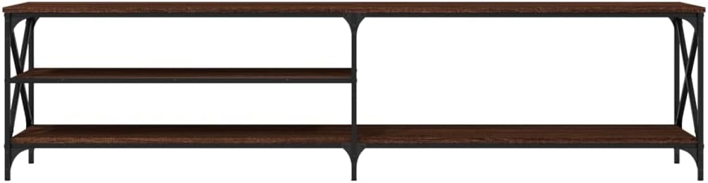vidaXL TV Schrank, Fernsehschrank mit viel Stauraum, Lowboard für Fernseher Wohnzimmer, Fernsehtisch