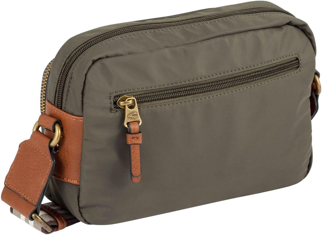 camel active bags Bari Damen Umhängetasche Crossbody Bag Mittelgross khaki Khaki 23 x 5,5 x 14,5, Kh