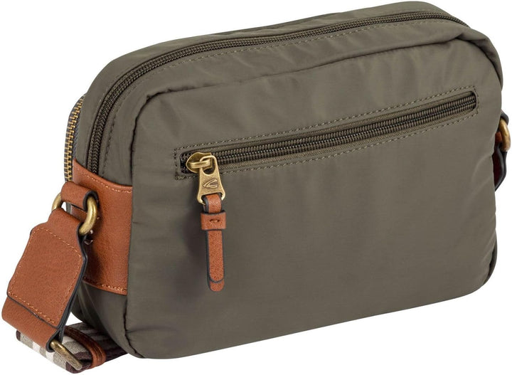 camel active bags Bari Damen Umhängetasche Crossbody Bag Mittelgross khaki Khaki 23 x 5,5 x 14,5, Kh