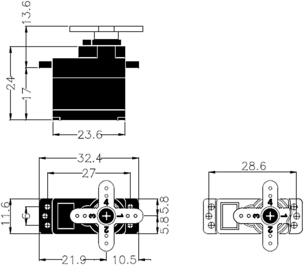 Hitec Mini-Servo HS-65HB Analog-Servo Getriebe-Material: Karbonite Stecksystem: JR