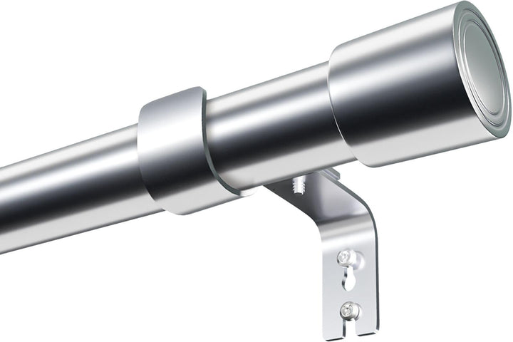 Gardinenstange Ausziehbar Vorhangstangen Curtain Rod Stange für Vorhänge Erstellbare Länge mit Kappe