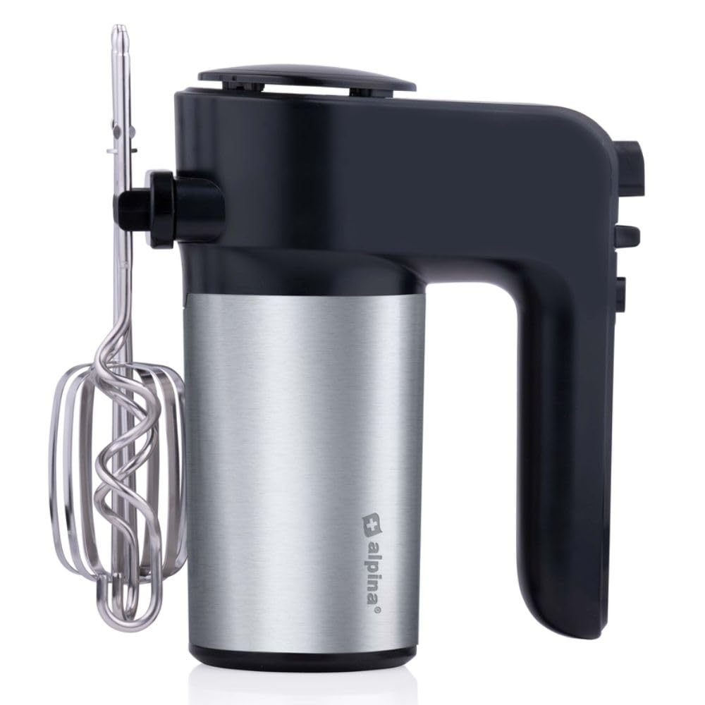 ALPINA Handmixer, 400 Watt, Edelstahl