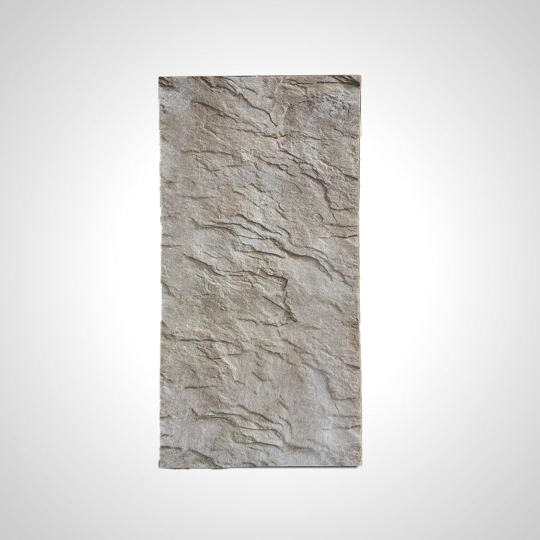 EPS 3D Wandpaneel Steinoptik – 50x120 cm – Leicht, DIY Montage, Wärme- &amp; Schalldämmung – Innen Wandv