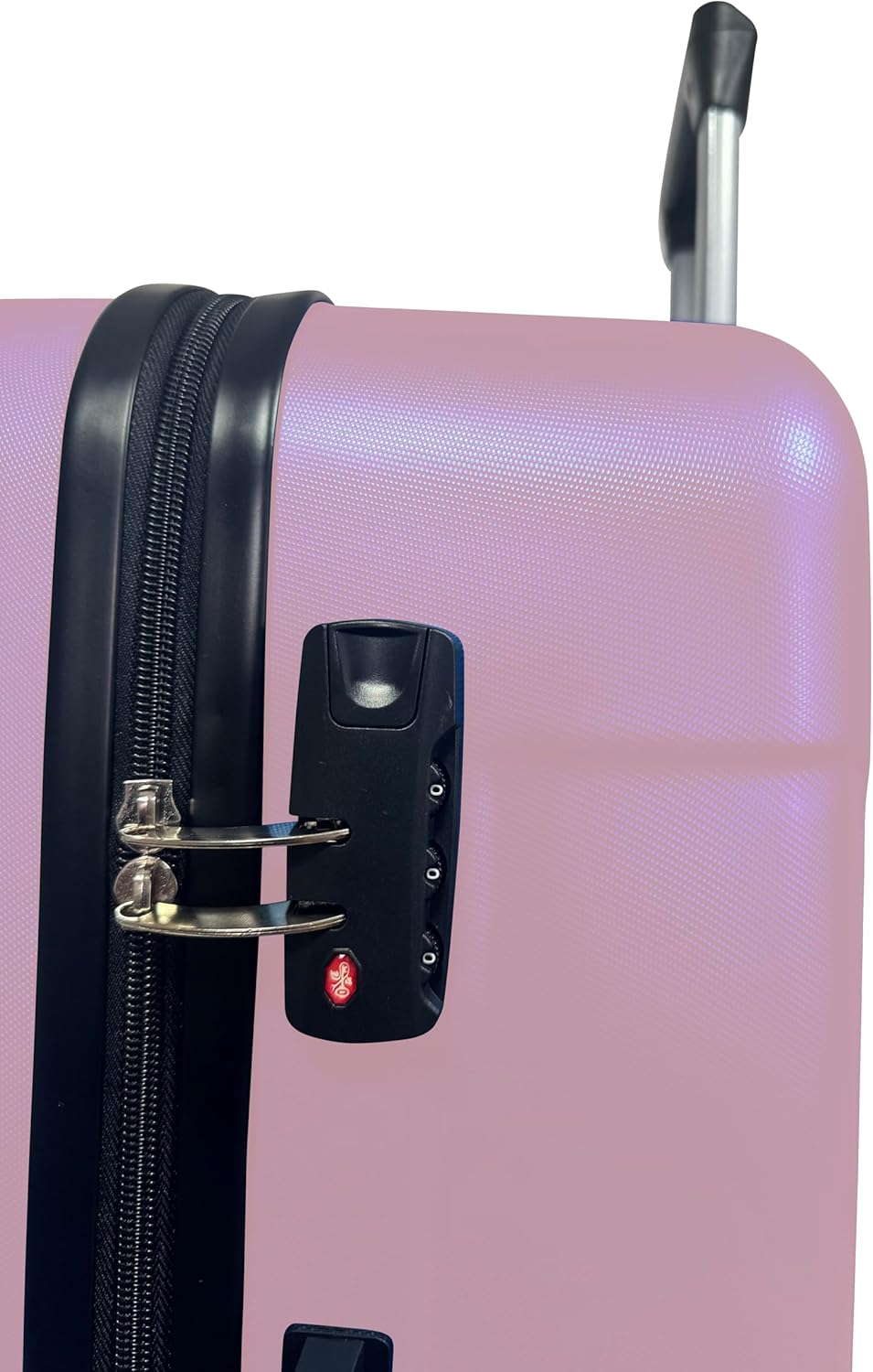 MY TRAVEL BAG Hartschalen-Koffer Reisekoffer ABS Koffer Trolley (Handgepäck-Mittel-Gross-Set) 4 Dopp