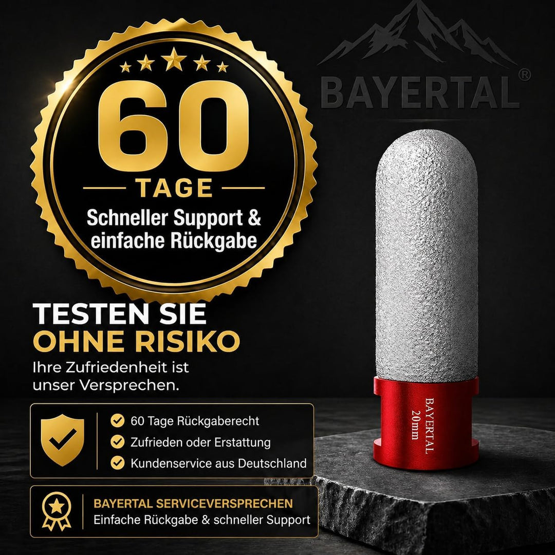 Diamantfräser 20mm x M14 Premium - Bohren & Fräsen von harten Fliesen - Premium Fingerfräser mit Ind
