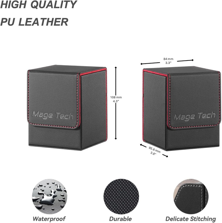 Mage Tech Adventurer [Hero] Modulare Deckbox - passt für 99 doppelt gesleevte Karten - Avatar-Halter