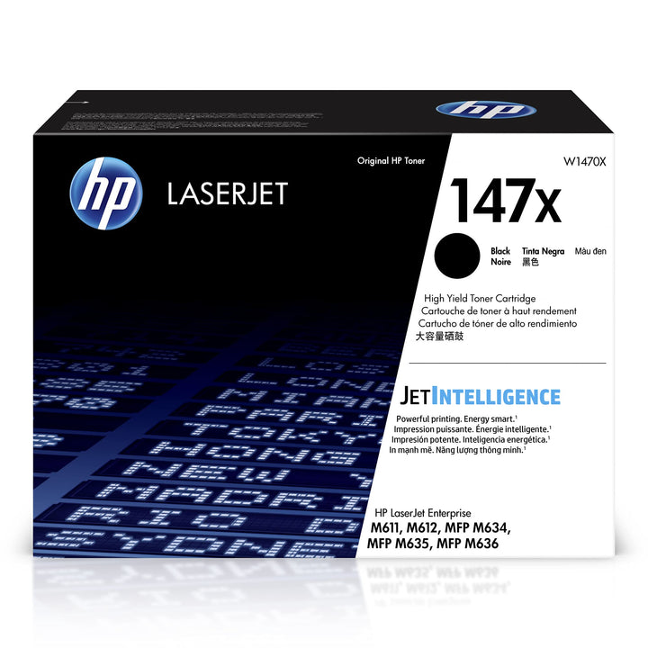 HP 147X (W1470X) Schwarz Original Toner mit hoher Reichweite für HP LaserJet Enterprise M611, M612,