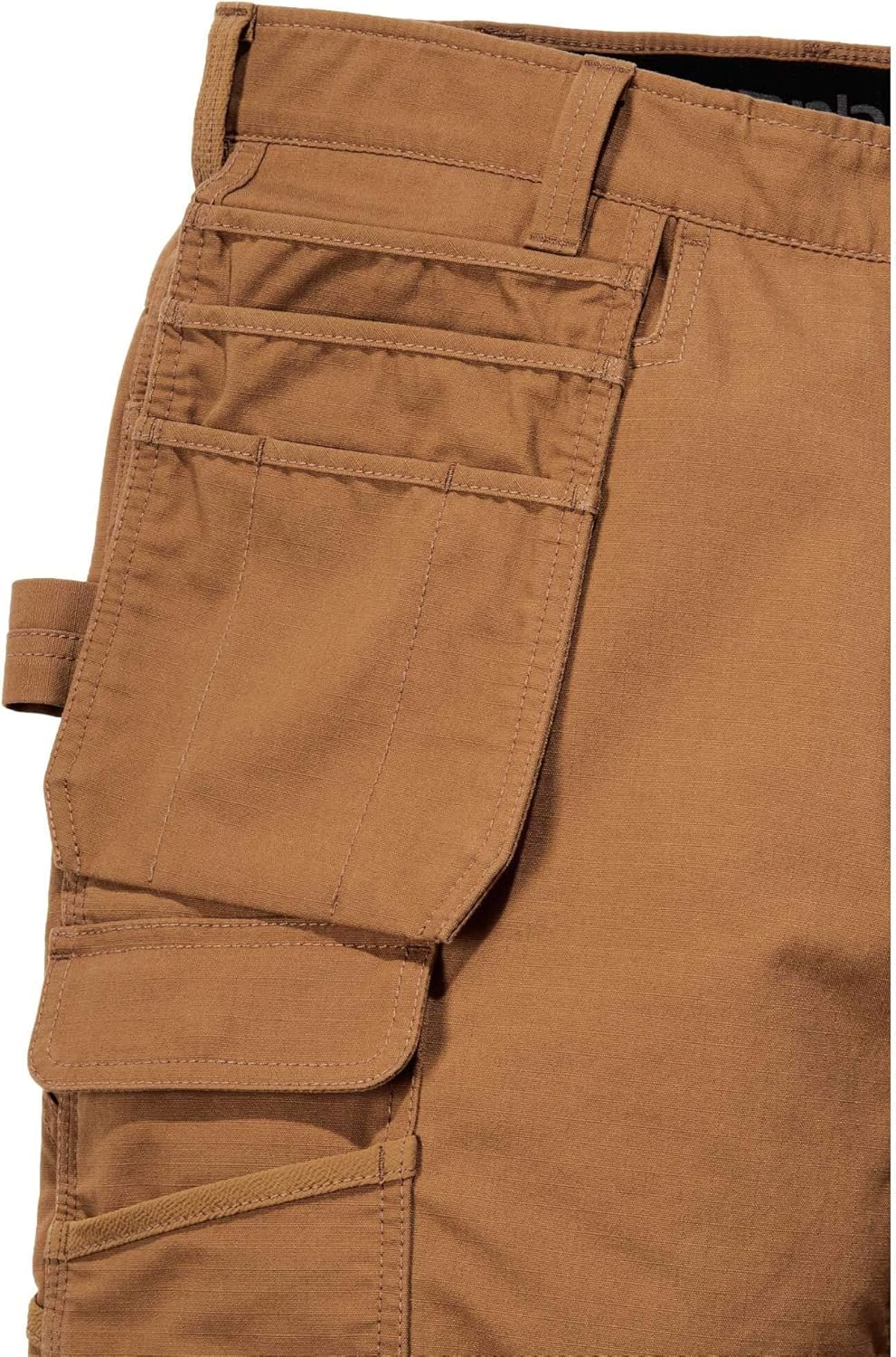 Carhartt Herren Steel Rugged Flex Relaxed Fit Double Front Multi-Pocket Work Pant 30W / 28L Brown, 3