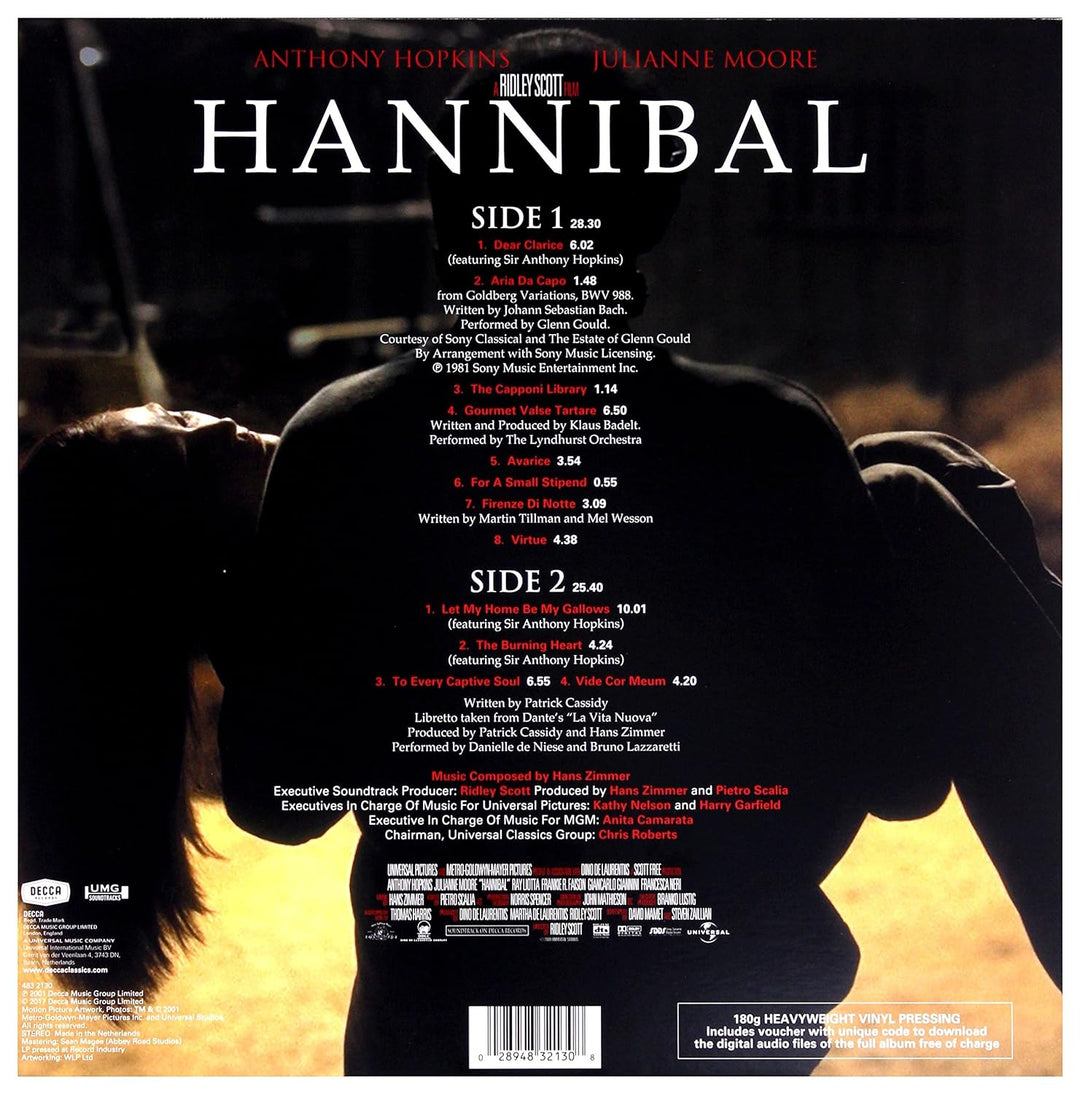 Hannibal-Music from Motion Picture, Vinyl