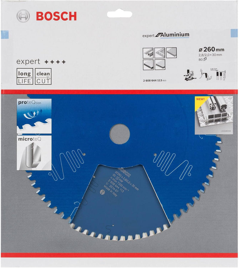 Bosch Accessories Bosch Professional 1x Kreissägeblatt Expert for Aluminium (für Aluminium, Sägeblat