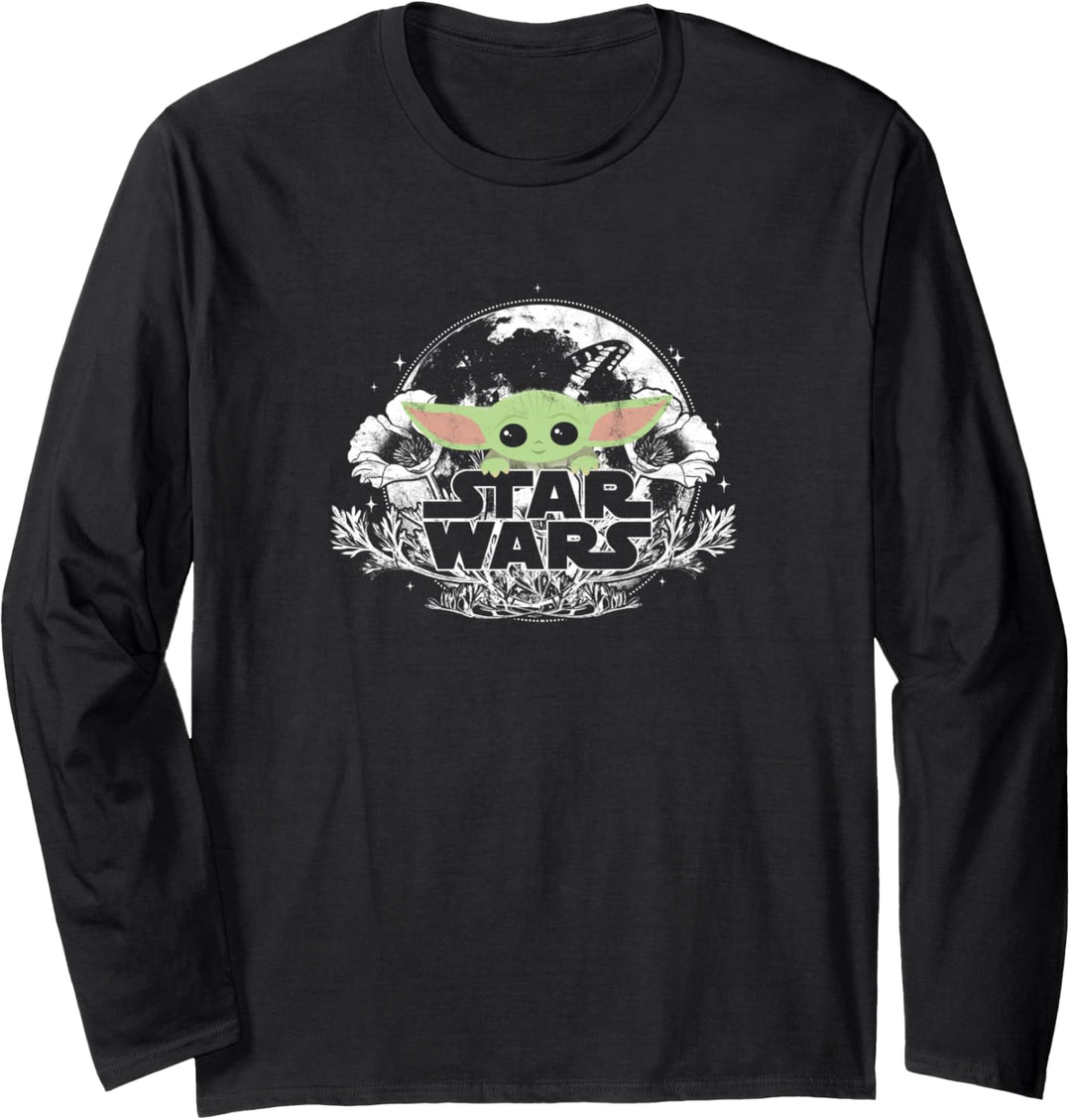 Star Wars The Mandalorian The Child Floral Langarmshirt