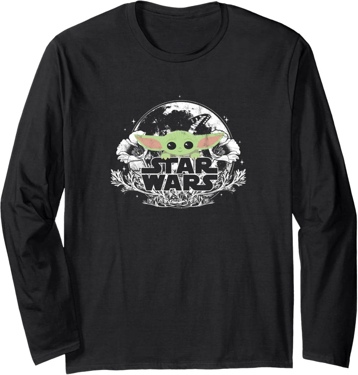 Star Wars The Mandalorian The Child Floral Langarmshirt