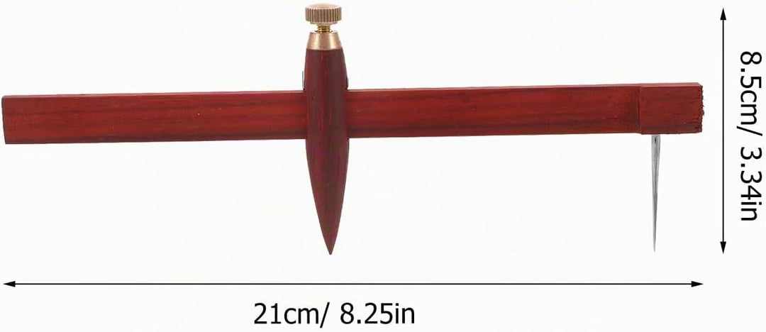 Verstellbarer Kreisschneider, Ton-Töpfer-Kompass-Messwerkzeug, Holz-Kreis-Räumnadel-Messlineal, Mess