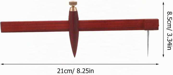 Verstellbarer Kreisschneider, Ton-Töpfer-Kompass-Messwerkzeug, Holz-Kreis-Räumnadel-Messlineal, Mess