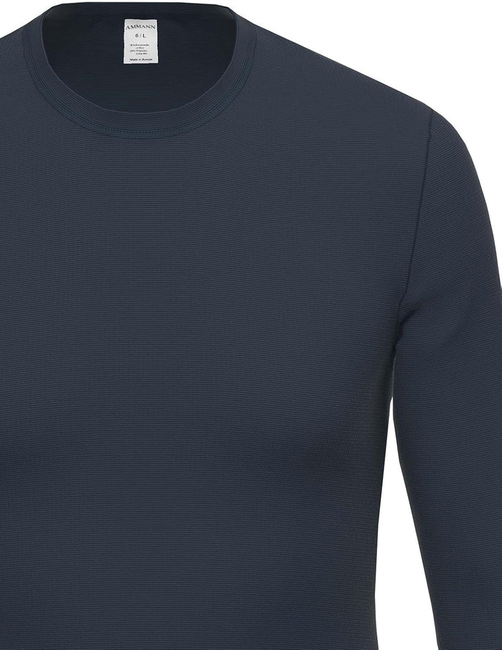 Herren Shirt langarm Dunova Dunkelblau L