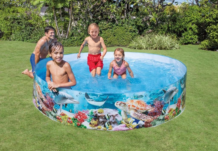 Intex 58472 - Schwimmbad Barriera Corallina, 244 x 46 cm