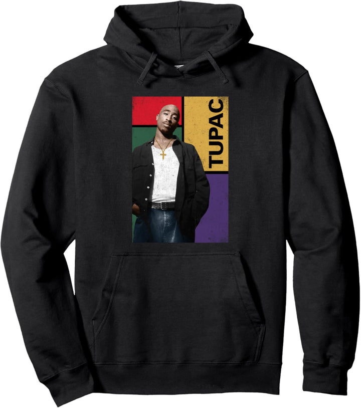 Tupac Vintage Squared Pullover Hoodie