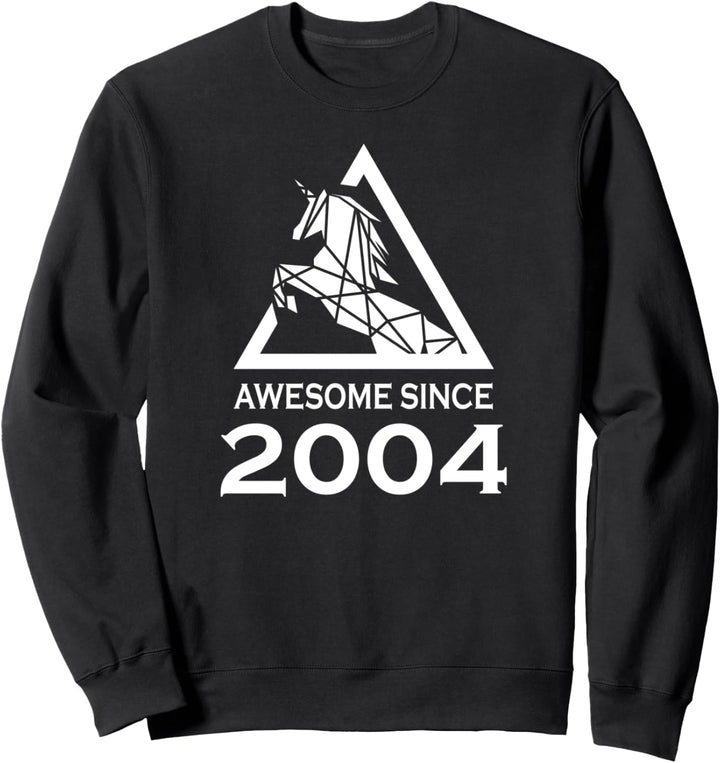 Awesome since 2004 Geburtsjahr Einhorn Geburtstag Sweatshirt
