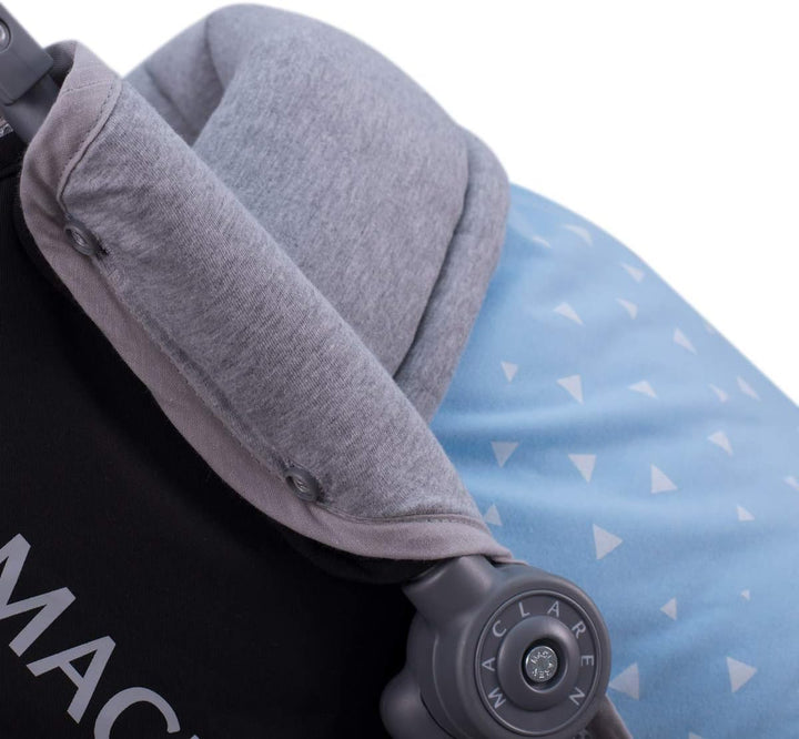 JYOKO KIDS Fusssack Kompatibel mit Maclaren Blue Sparkles BAUMWOLLE, Blue Sparkles BAUMWOLLE
