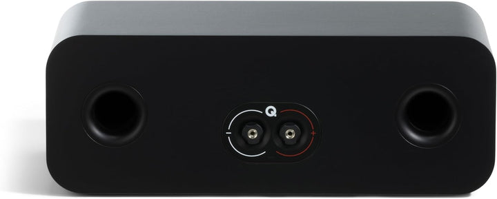 Q ACOUSTICS 3090c Center-Lautsprecher, Satin-Schwarz, 2-Wege-Reflex-Gehäusetyp, 2 x 4 Mittel-/Bass-T