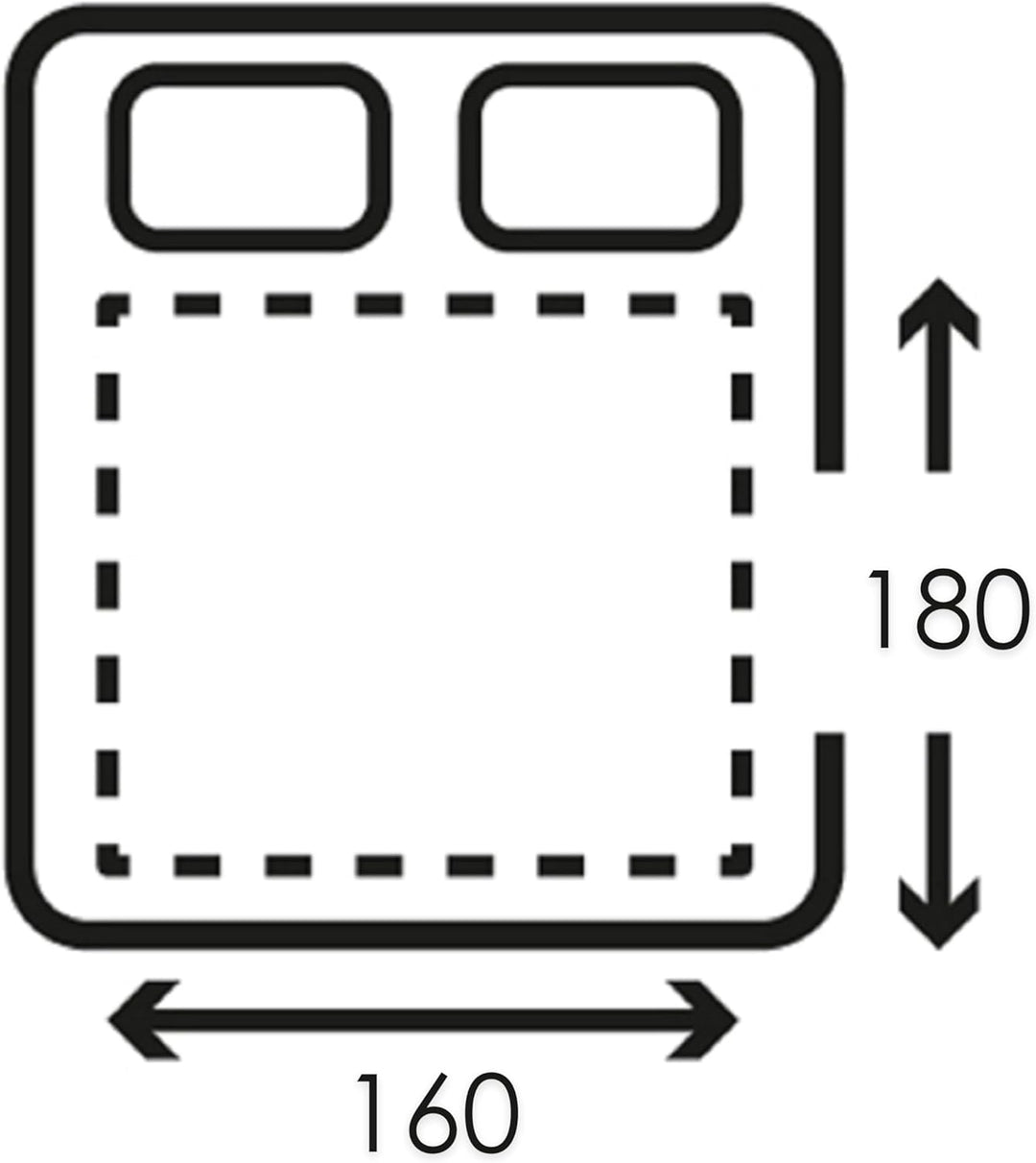Zilan Elektrische Heizdecke mit Abschaltautomatik | Kuscheldecke | XXL 180 x 160 cm | Timer | bei 40