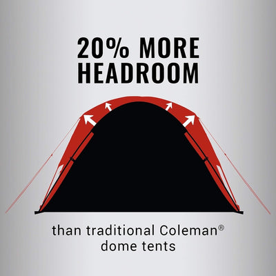 Coleman Campingzelt | Dark Room Skydome Zelt Skydome für 4 Personen, Skydome für 4 Personen