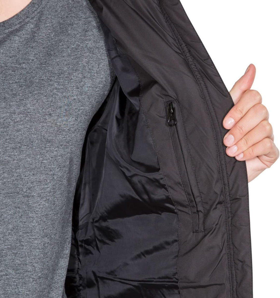 Trespass Damen Phyllis Daunenjacke, Schwarz