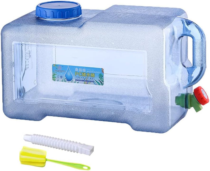 RUYI Wasserkanister mit Hahn und Schraubdeckel, Camping Wasserkanister BPA-frei Trinkwasserkanister,