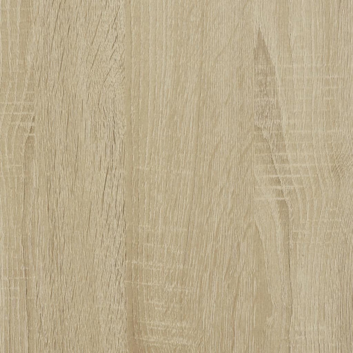 Pflanzenständer 2 STK. Sonoma-Eiche 25x25x80 cm Holzwerkstoff Pflanzenregal, Blumenregal Indoor/Outd
