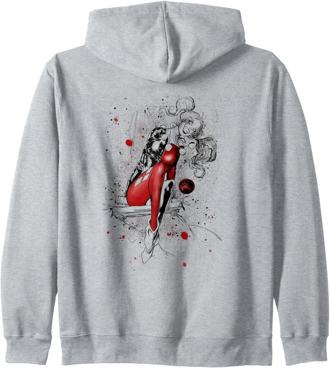 Harley Quinn Sketch Kapuzenjacke