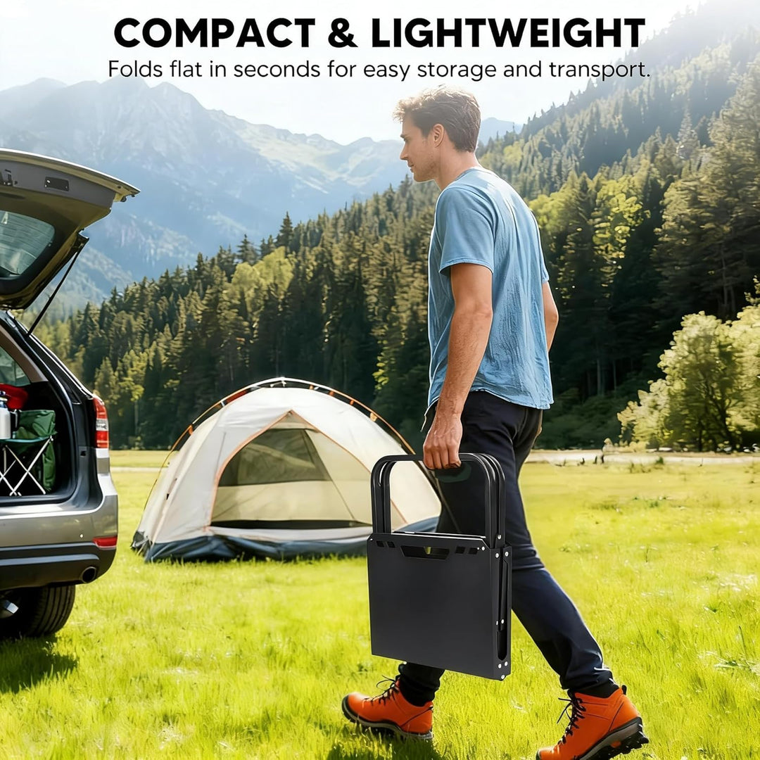 Campingtisch, Leichter Aluminiumlegierungs-klappbarer Klapptisch, Kleiner Campingtisch für Outdoor-P