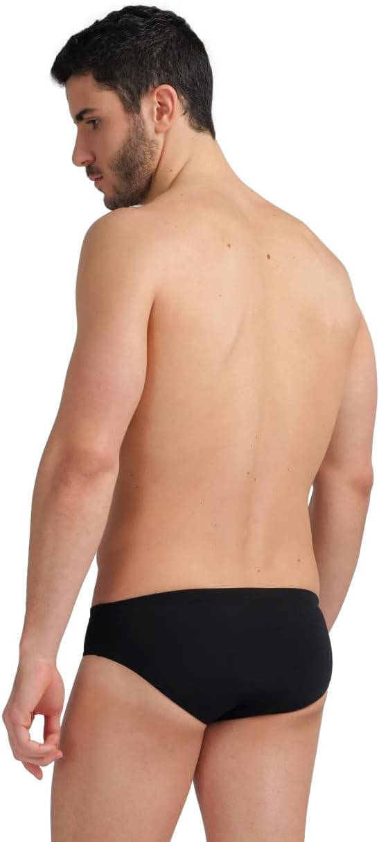 ARENA Herren Men's Swim Briefs Graphic Swim Briefs 8 Black-soft Green, 8 Black-soft Green