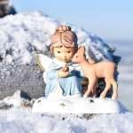 Goebel Engelfigur Ich Pass auf Dich auf - Winterengelchen Nina & Marco