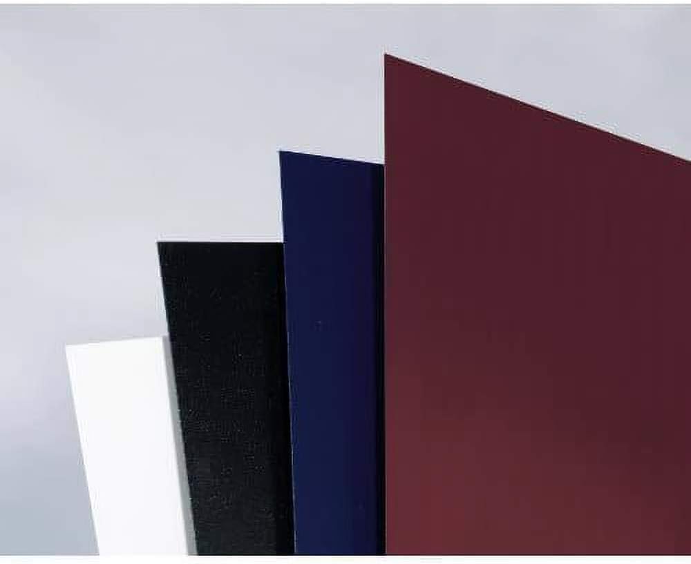 GBC CE030010 Einbanddeckel für Bindegerät, ReGency, Karton, 325 g/qm, 100 Stück, schwarz, schwarz