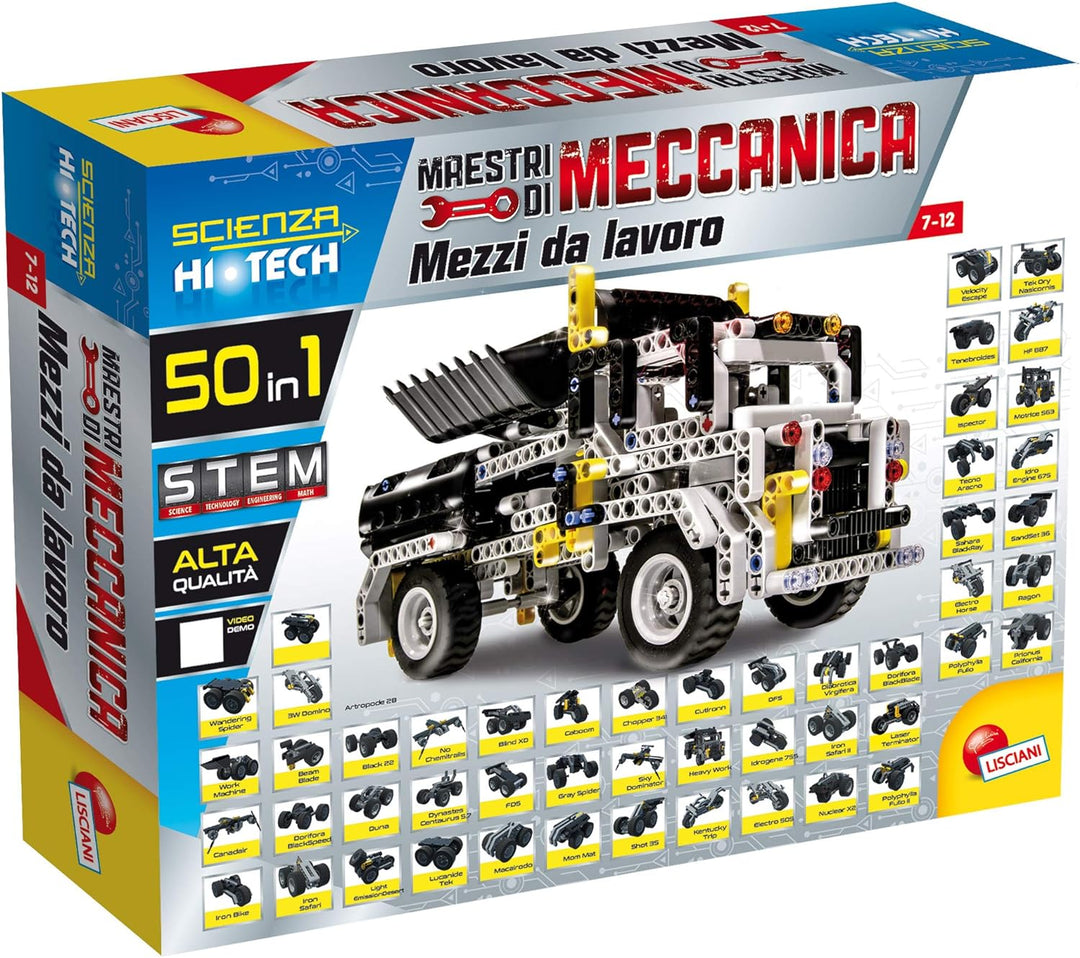 Liscianigiochi 68753 Wissenschaft Hi Tech Mechaniker Meister Arbeitsmitteln, Mehrfarbig, Arbeitsmitt