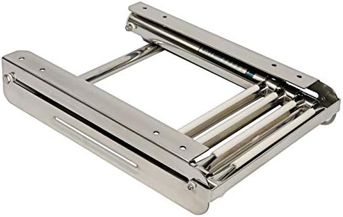 Saarwebstore Badeleiter für Badeplattform 3&4 Stufen Teleskopleiter klappbar Bootsleiter NIRO Grösse