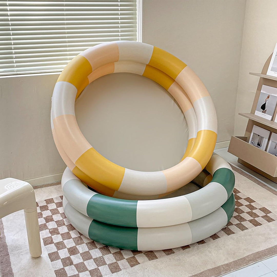 Aufblasbarer Pool Baby Retro Blow Up Swimming Pool Familie Niedlicher Stil Verdickter Wasserpool (Gr