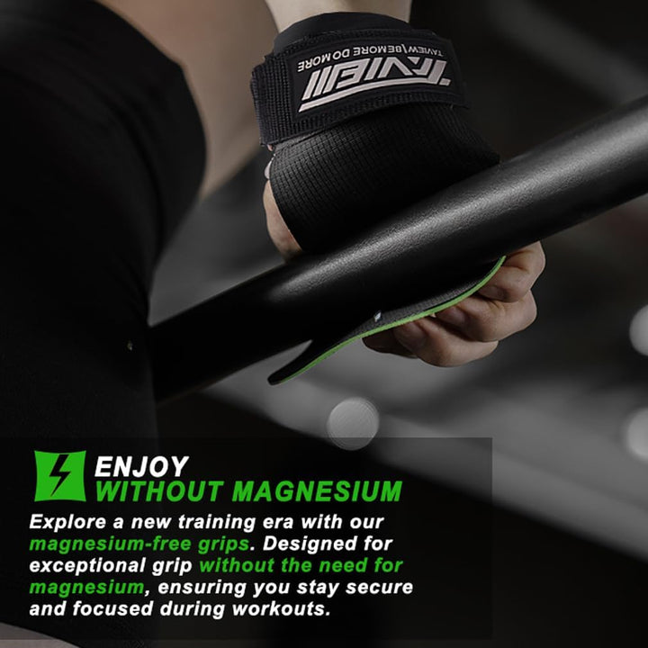 TAVIEW Cross Training Quad Ultra Magnesiumfreie Handschuhe I Gewichtheberhandschuhe I Für Crosstrain