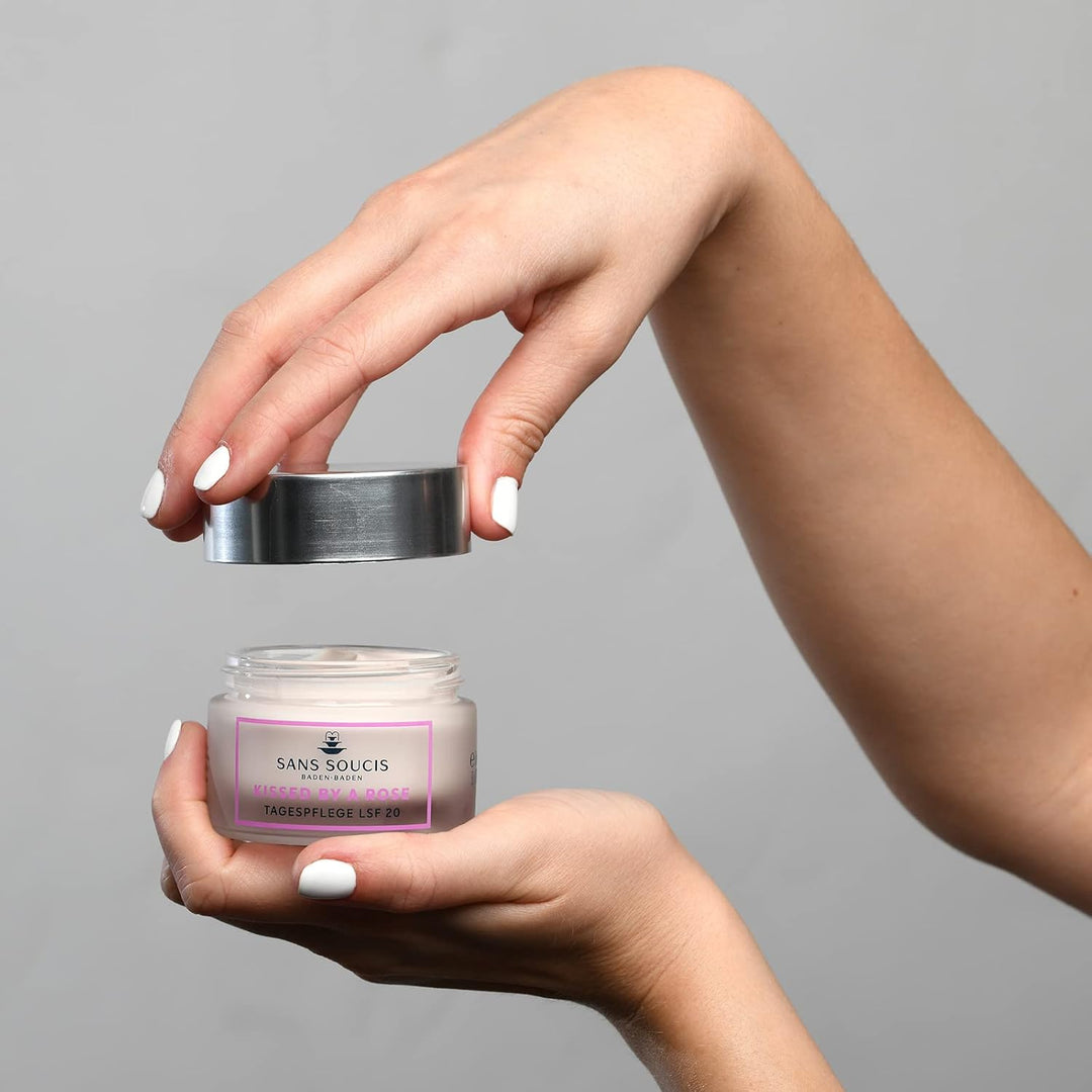 Sans Soucis Anti Aging Tagescreme LSF 20 – Tagespflege mit UV-Schutz Hautpflege für Gesicht mit Rose