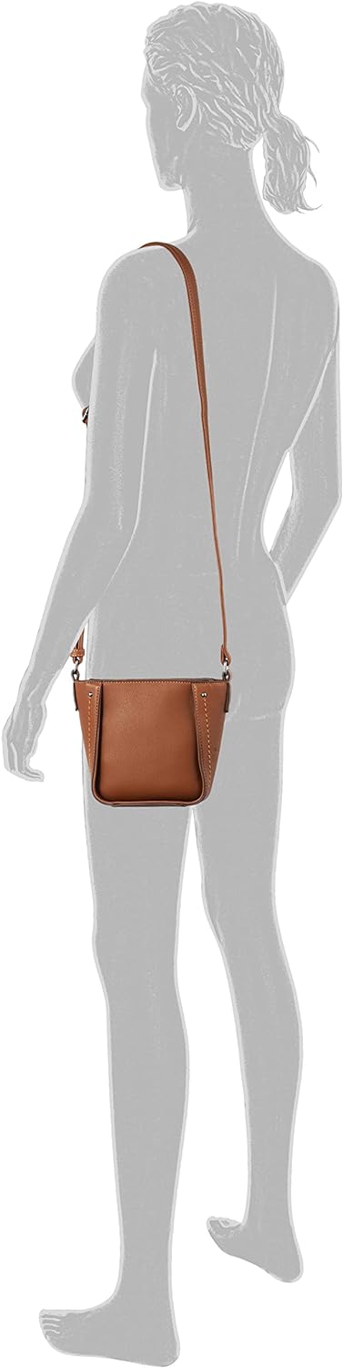 TOM TAILOR Damen Jacky Umhängetasche, 20x5x16 Cognac, Cognac