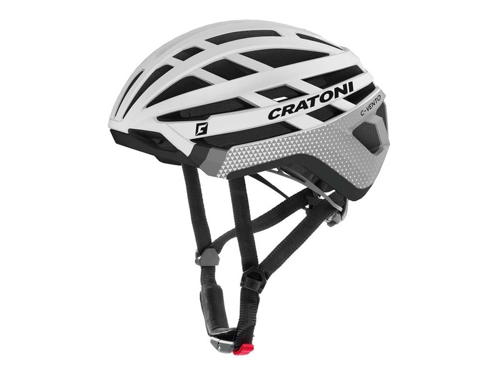Cratoni Gravel-Helm C-Vento weiss/schwarz matt, M