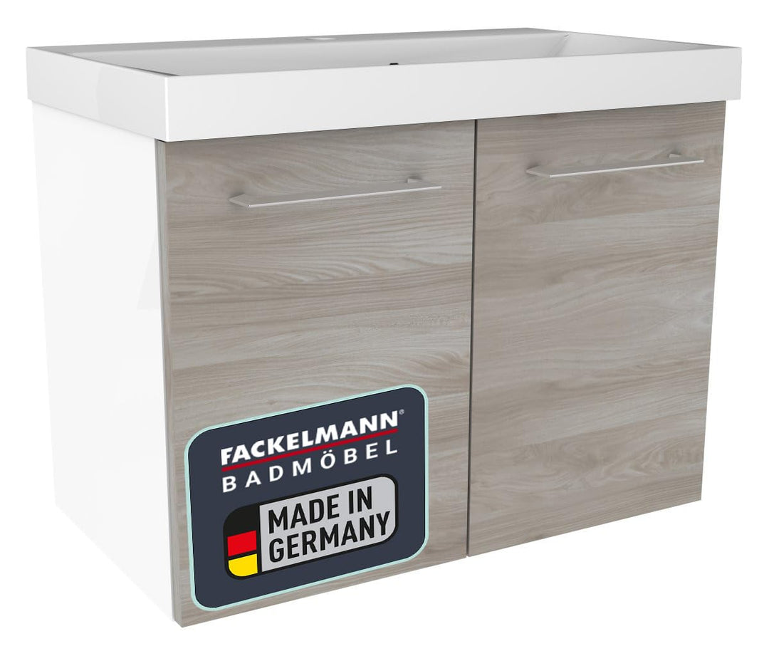 FACKELMANN Waschtischunterschrank Lima/Badschrank mit Soft-Close-System/Masse (B x H x T): ca. 60 x