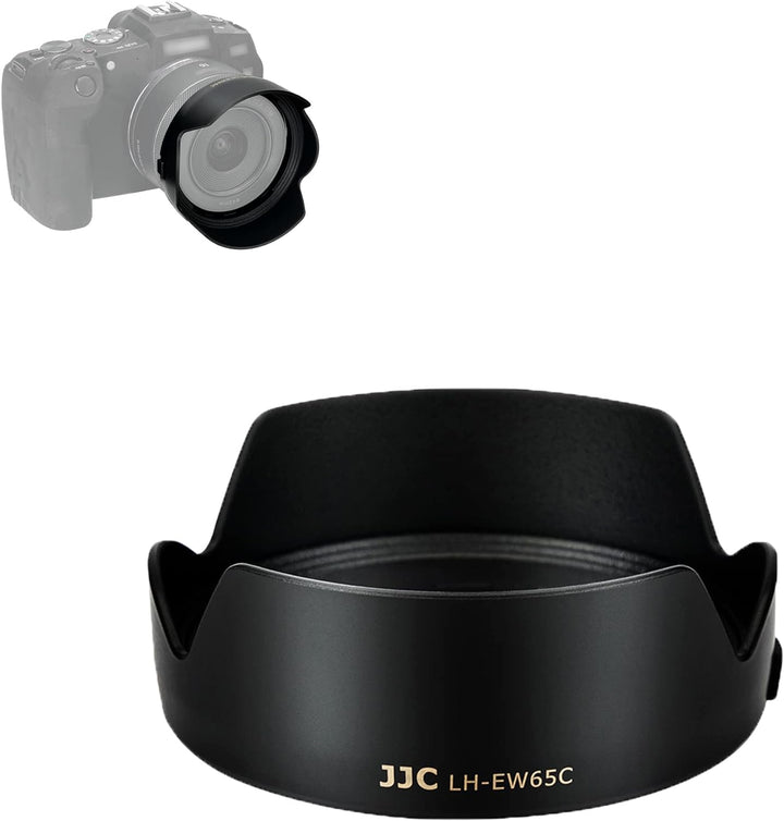 JJC Bajonett Gegenlichtblende Streulichtblende für Canon RF 16 mm f/2.8 STM Objektiv auf Canon EOS R