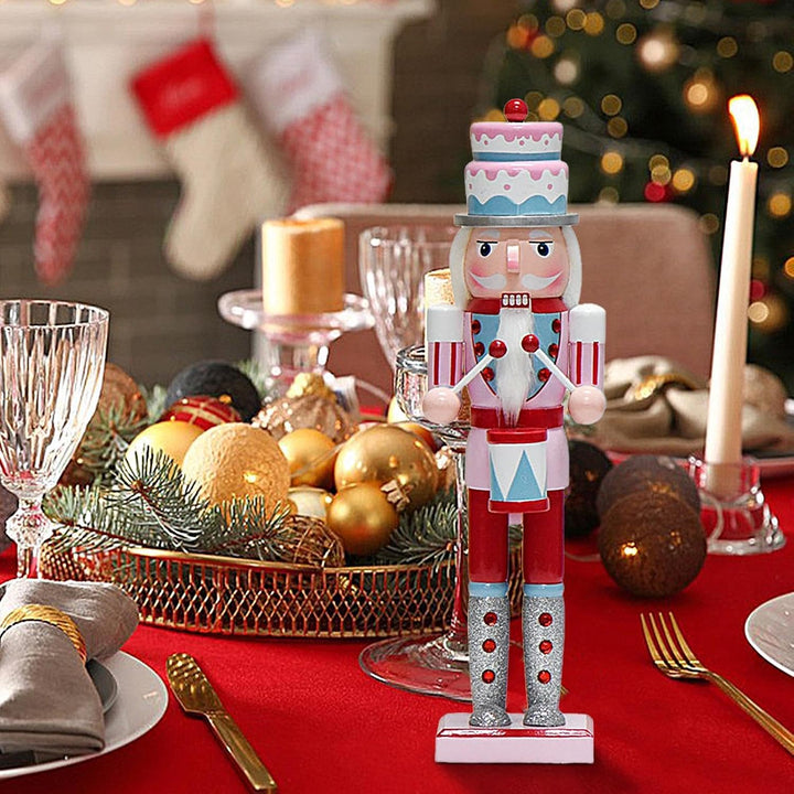 Nussknacker-Weihnachtsschmuck, Nussknacker-Figur aus Holz, Ornamente von Nussknacker-Figuren - dekor