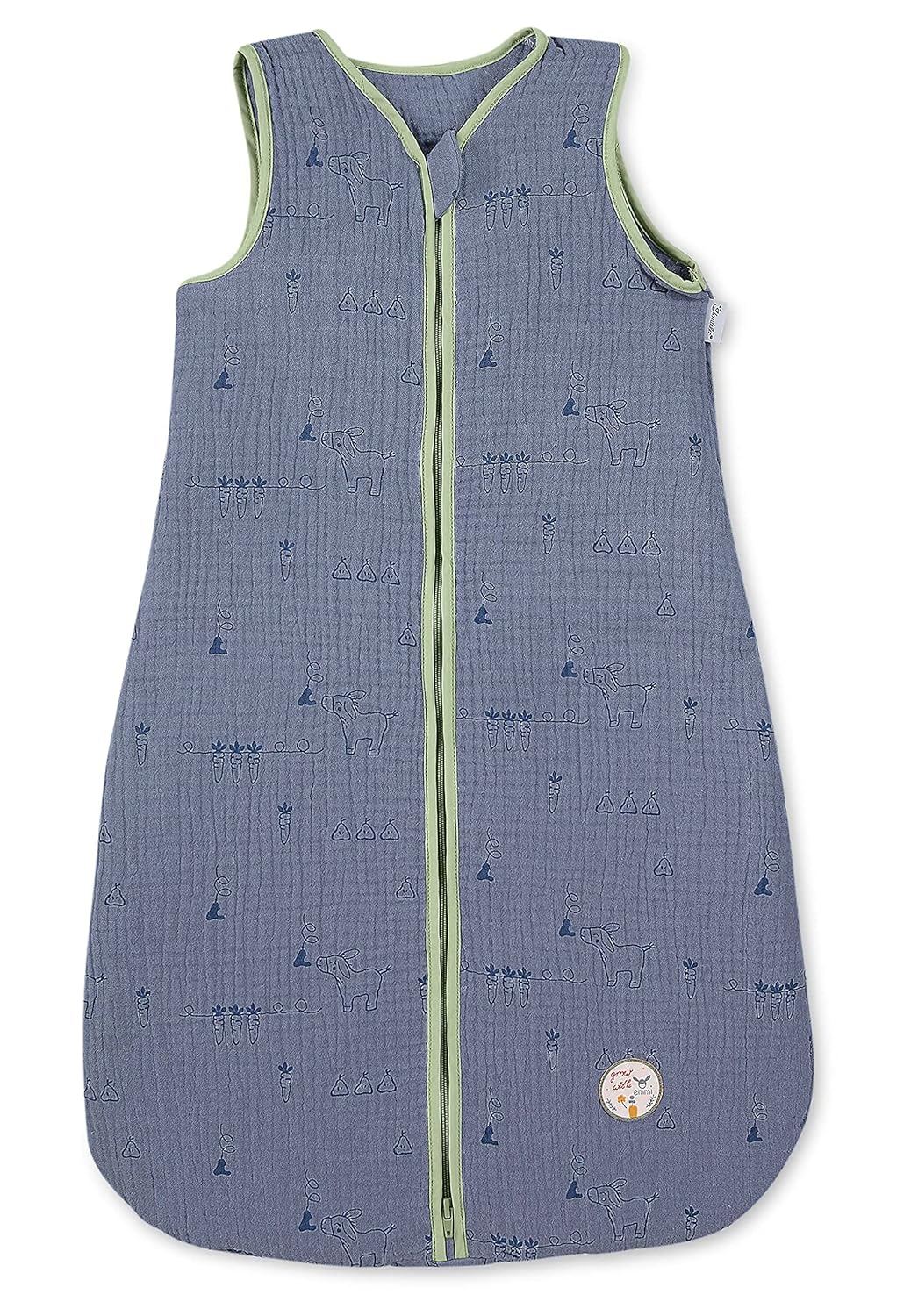 Sterntaler Musselin-Schlafsack 70cm Emmis Garden blau
