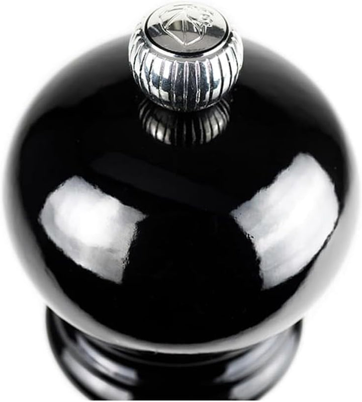 Salz- und Pfeffermühlen-Set, schwarz und weiss lackiert, 18cm